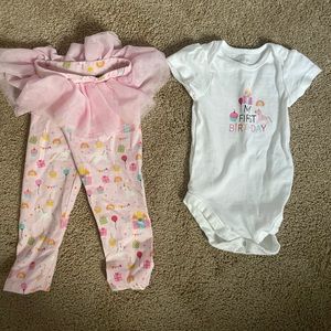 NWOT✅ Children’s Place 1st birthday outfit